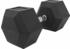Gorilla Sports Hexagon Gummi Studio Hantel 2-50 KG