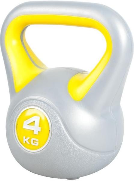 Gorilla Sports Kettlebell 4 kg STYLISH Kunststoff