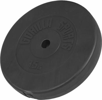 Gorilla Sports 7,5 kg Kunststoff Hantelscheibe