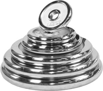 Gorilla Sports Chrom Hantelscheiben 4 x 0.5 kg