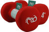 Fitness Mad 4Kg Neo Dumbbells - Red (x2)
