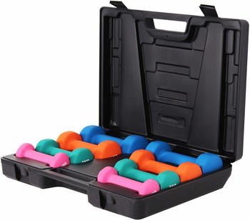 Gorilla Sports Gymnastikhanteln Set 10 kg mit Koffer (101023)