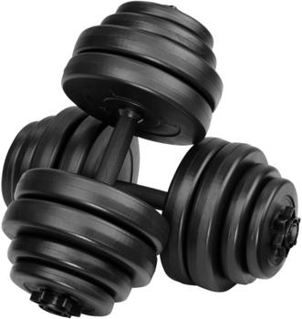 TecTake 2 Dumbbells with Weights 2 x 15 kg