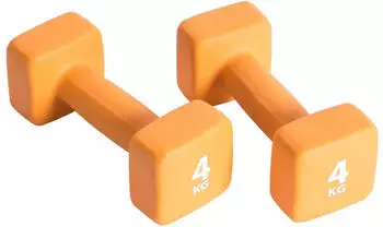 Pure2Improve Neoprene dumbbells 4kg