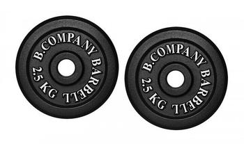 Bad Company Cast Iron Weight Plates 2 x 2,5 kg