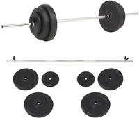 vidaXL Langhantel-Set 30 kg