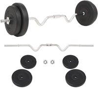 vidaXL Langhantel-Set 30 kg