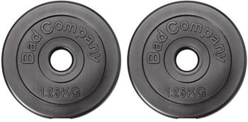 Bad Company 2,5 Kg (2x1,25) Hantelscheiben Hanteln 30/31mm Kunst (20300198)