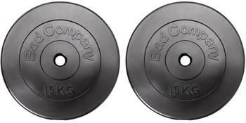 Bad Company 30 Kg (2x15) Hantelscheiben Hanteln 30/31mm Kunst (20300532)