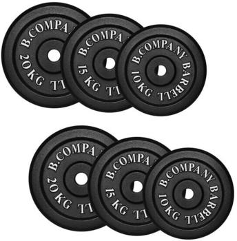 Bad Company Guss 90,0Kg (10, 15, 20) Hantelscheiben Hantel Gewichte 30/31mm (20301720)