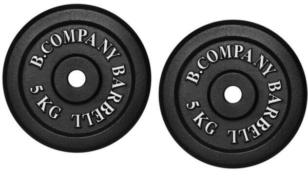 Bad Company Guss 10,0Kg (2x5,0) Hantelscheiben Gewichte 30/31mm (20301751)