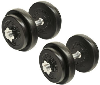 Bad Company 20 Kg (2x10) Hanteln Kurzhantel Set Hantelscheiben (20301881)