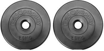 Bad Company 5 Kg (2x2,5) Hantelscheiben Hanteln 30/31mm Kunst (20304219)