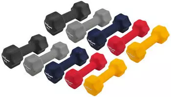 Bad Company 33Kg (2x2, 2x25, 2x3, 2x4, 2x5) Neopren Gymnastik Hanteln (20318629)