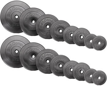 Bad Company 90 Kg (1,25, 2,5, 5, 7,5, 10, 15) Hantelscheiben Hantel Hanteln 30/31mm Kunst (20330072)