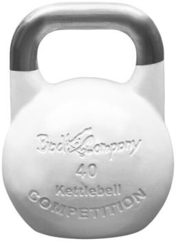 Bad Company Competition Kettlebells Kugelhanteln aus Stahl 40 kg (weiß) (20333004)