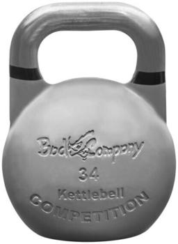 Bad Company Competition Kettlebells Kugelhanteln aus Stahl 34 kg (grau) (20332977)