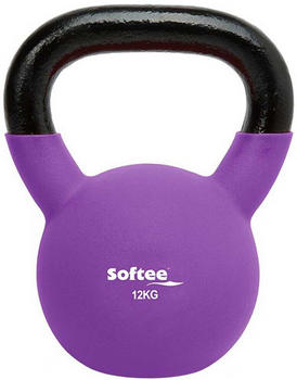 Softee Neoprene 12kg Kettlebell Schwarz,Lila 12 kg (24101.UNI.17)