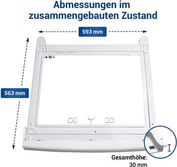VIOKS Zwischenbaurahmen Trockner Ersatz WTZ20410 – Maximale Stabilität für sorgenfreien Betrieb