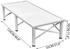 VEVOR Waschmaschinen Untergestell Doppel 124x55x30 cm weiß