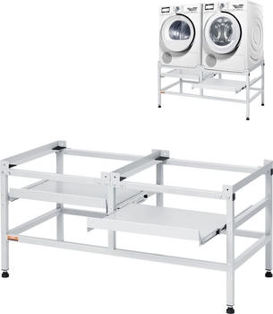 VEVOR Waschmaschinenständer, 1230x635x625 mm 267 kg Tragkraft, 4 verstellbare Füße z