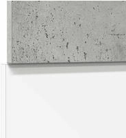 vidaXL Geschirrsp&uuml;lerblende Lyon Betongrau 45x3x67 cm