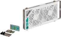Titan TTC-SC21/V4+ Fenster-Doppell&uuml;fter 2x140mm mit Fernbedienung, f&uuml;r Wohnmobil