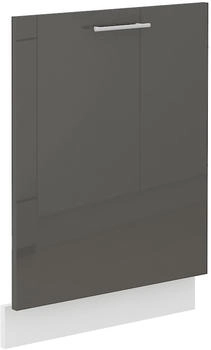 Küchenpreis-Bombe Frontblende Grau 60 cm
