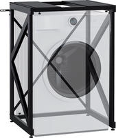 CLP Waschmaschinenregal Caleb Metall HBT: 101x72x60 cm schwarz