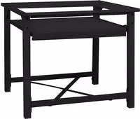 vidaXL Waschmaschinen-Podest Schwarz 60 x 56 x 52 cm Stahl