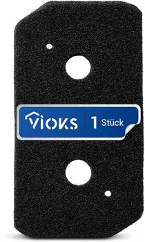 VIOKS Filter für Trockner 228x128mm Ersatz für Bosch 12007650 & Trockner Wärmepumpentrockner Filter Schwamm für Kondenstrockner Bosch