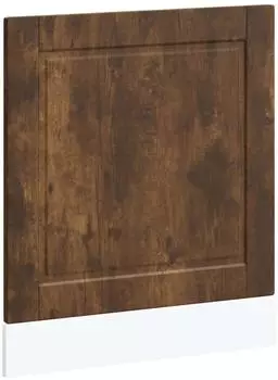 vidaXL Geschirrspülerblende Porto Räuchereiche 60x1,5x67 cm, Geschirrspüler Frontblende, Geschirrspüler-Verkleidung, Geschirrspülerfront