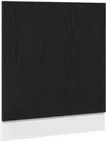 vidaXL Geschirrsp&uuml;lerblende Lyon Schwarz Eichen-Optik 60x1,5x67 cm