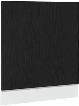 vidaXL Geschirrsp&uuml;lerblende Lyon Schwarz Eichen-Optik 60x1,5x67 cm Holzwerkstoff, Geschirrsp&uuml;ler, Frontblende Geschirrsp&uuml;lerfront, Blende Sp&uuml;lmaschine