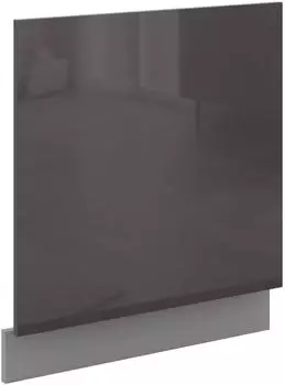 Küchenpreis-Bombe Frontblende Geschirrspüler integriert 60 cm Grau Hochglanz Küche Grey Bianca