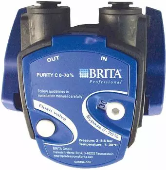 BRITA Purity C Filterkopf 0-70%, Anschlüsse für John Guest 8 mm (1013636)