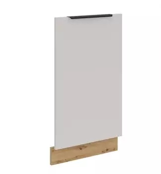 Küchenpreis-Bombe Frontblende für vollintegrierten Geschirrspüler 45 cm Küche SOLANO Kaschmir beige matt + Eiche Artisan matt Küchenzeile Küchenblock Einbauküche