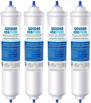 LuxusKollektion Kühlschrank-Wasserfilter kompatibel mit Samsung, LG, Haier, 4er-Pack (DA29-10105J)