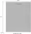 Nobilia Geschirrspülerfront Touch 45x72x1.9 cm matt -schwarz 25861519