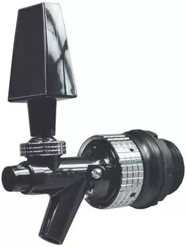 ich-zapfe CMB Kompensatorzapfhahn schwarz/chrom (AFG CMB)
