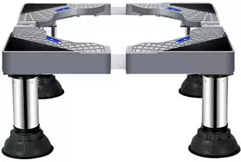 LuxusKollektion Waschmaschinen-Untergestell verstellbar 40-65cm Breite, 200kg Traglast