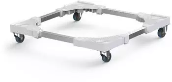 Xavax Base Roll Möbelroller + Untergestell für Waschmaschine/Trockner, weiß (00220768)