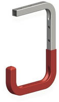 Alfer - Wand U. Deckenhaken Gummiert 15 X 25,5 X 15,5 Cm Stahl Verzinkt Rot...