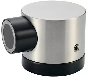 KWS Türfeststeller 1015.02 Aluminium silberfarbig lackiert Bodenmontage (1 Stück) (101502)
