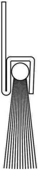 Athmer Türdichtung, Bürstentürdichtung Länge 1000 mm Rosshaar mixed Aufschrauben (4-310-025-1000)