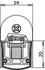 Athmer Türdichtung, Türdichtung Stadi L-24/20 WS 1-seitig Länge 1200 mm Aluminium alu blank silber (1-938-1200)