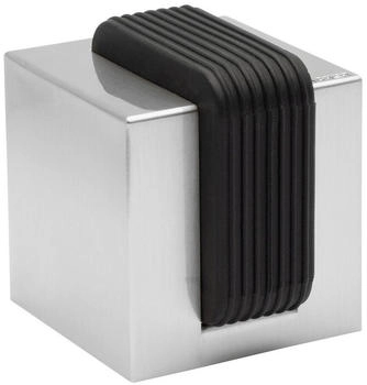 Wagner Boden- und Wand-T&uuml;rstopper EH5162 Edelstahl-Schwarz