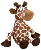 Relaxdays - T&uuml;rstopper Giraffe, Stoff, F&uuml;r Boden, Sand, Schwer, Innen, Weich,