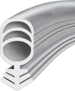Ellen Renovierungsdichtung Universeal Plus, TPE blank schwarz, Länge 25 m Breite 8 mm zum Einziehen