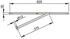 Athmer OHG Türöffnungsbegrenzer Porti f.Türblatt-B.610-719mm Holz-und Metallzargen 120Grad
